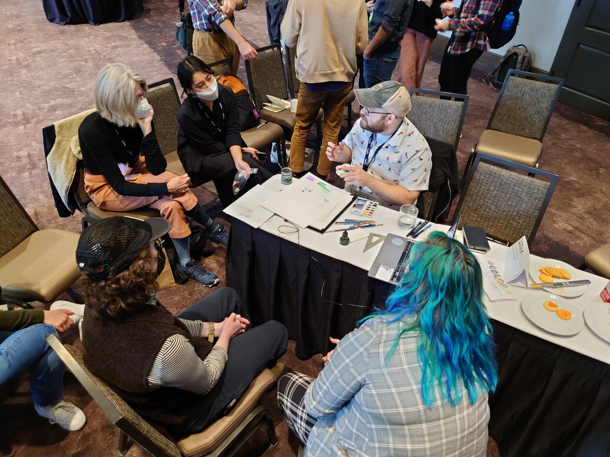 Love this #Nacis22 drawing session with @DylanMoriarty