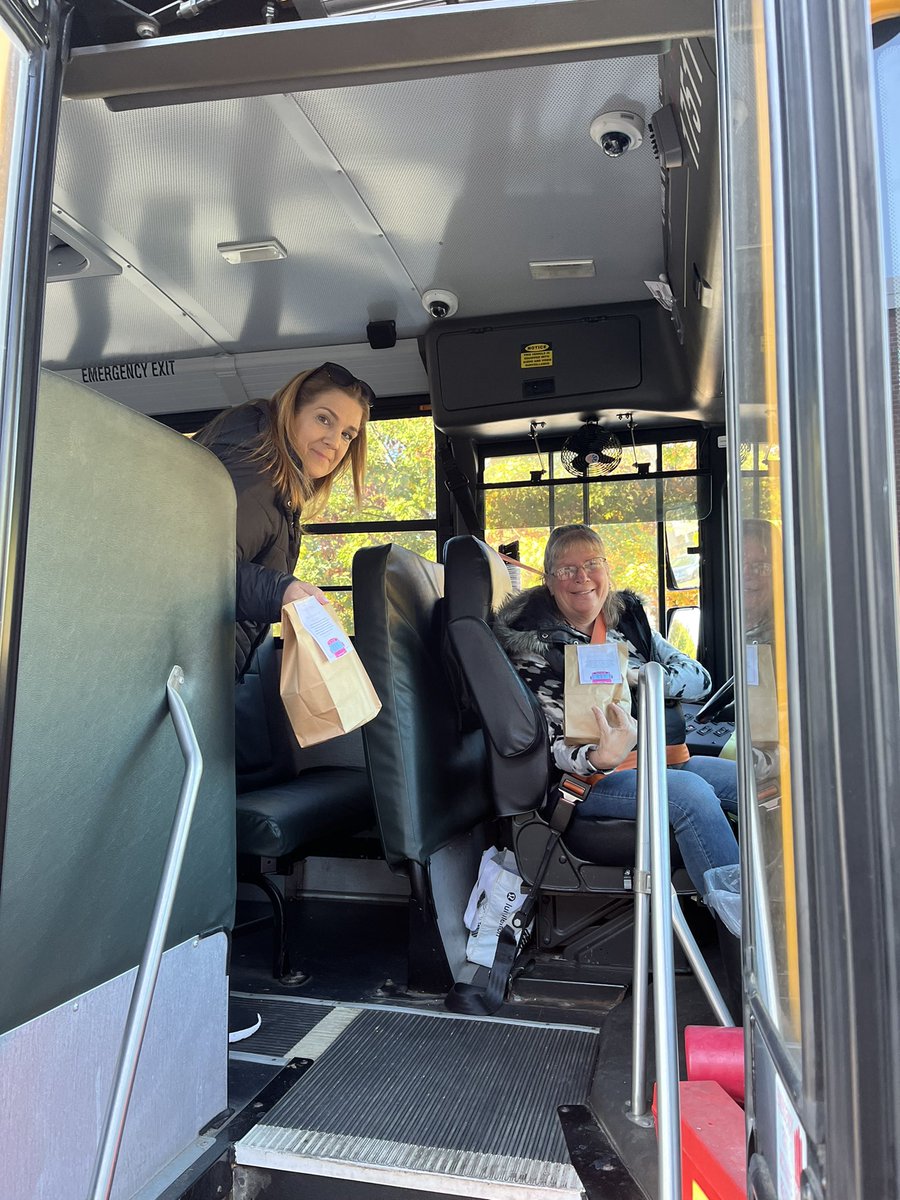 We loved thanking our amazing bus drivers and their attendants today! #busdriverappreciation @RCVPrincipal