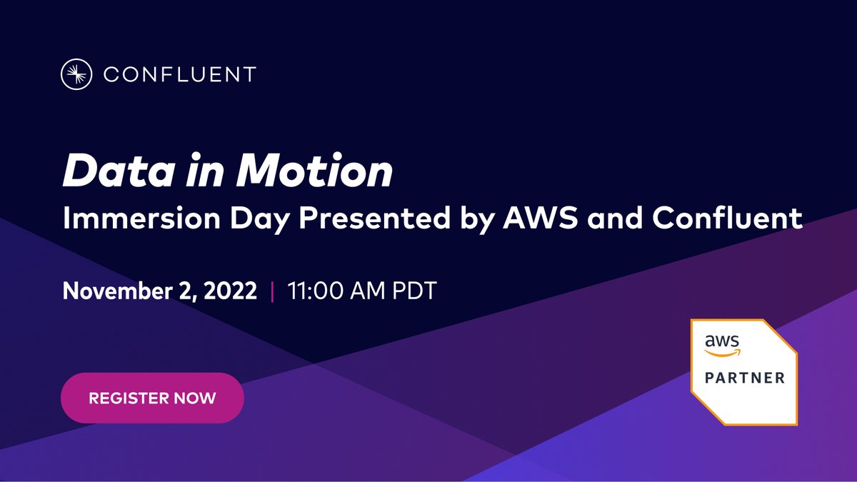 🧑‍💻 Fully managed 🌐 Globally available ∞ Infinite storage capacity These are just 3 of the perks that come from setting #DataInMotion. Want to see how they can take your projects to the next level? Don’t miss our virtual workshop with @AWSCloud 👉 cnfl.io/3TbMoBh