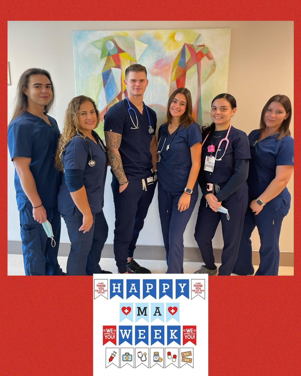 Happy Medical Assistant’s Week! Thank you for all that you do!