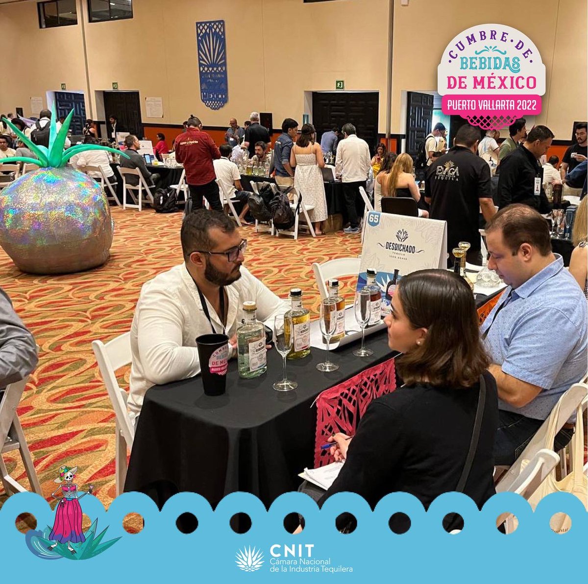 camaratequilera's tweet photo. Juntos vivimos la Cumbre de Bebidas de México edición Puerto Vallarta 2022, en conjunto con @SedecoJalisco agradecemos a todos los participantes, productores, compradores, distribuidores y proveedores del sector por hacer posible esta exitosa edición.
#CámaraTequilera #Cumbre https://t.co/Q1tZga8mnu