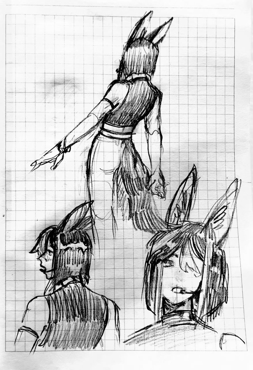 sketches from college #tighnari #genshinimpact 