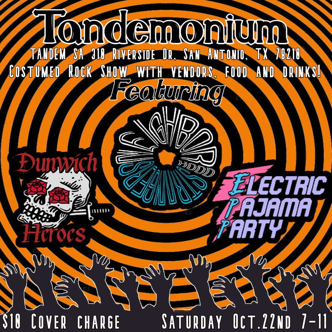 NHStrangers's tweet image. Hey Strangers! We are super pumped to play with Electric Pajama Party &amp;amp; Dunwich Heroes this Saturday @ Tandem! Join us for a costumed event full of music, food, and friends. Let's get spooky! Tickets below!

eventbrite.com/e/live-music-b…