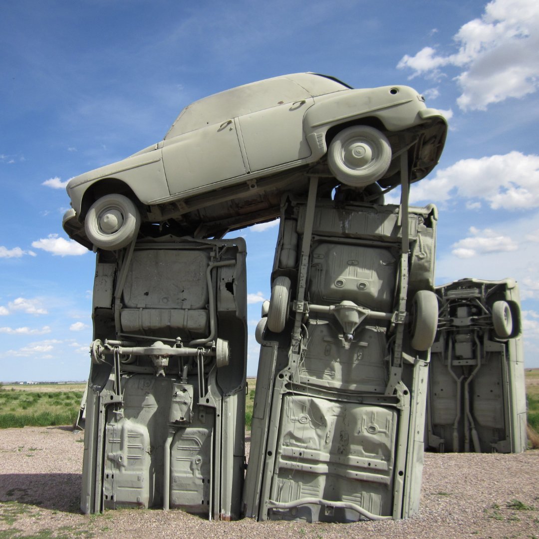 Carhenge Nebraska

Carhenge consists of thirty-eight American-made automobiles, all painted gray, with dimensions and layouts to mimic Stonehenge in Wiltshire, England.

#carhenge #carhengenebraska #nebraska #visitnebraska #weirdplaces #popculture #beckworthandco