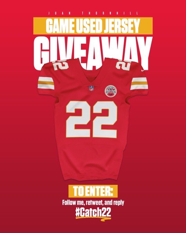 Jersey giveaway follow,retweet and reply with #catch22 for your chance to win