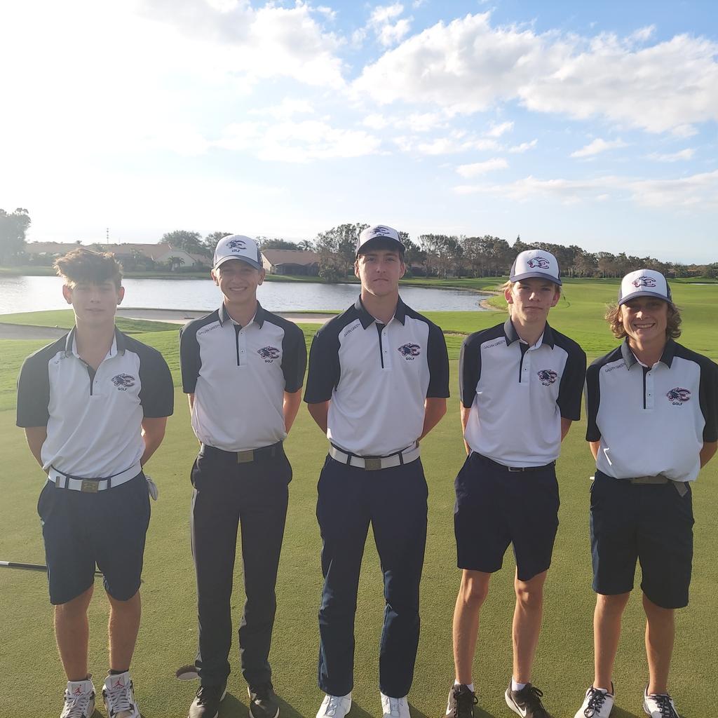 Last 2 nine hole matches of the year were the only ones I finished my round in. Weather has been a challenge this year. Yesterday I shot 36 (e) and today 33 (-3) tying the school record Individually! Also our team beat the school record by 4 shots shooting 147 (+3)! @BoysEstero