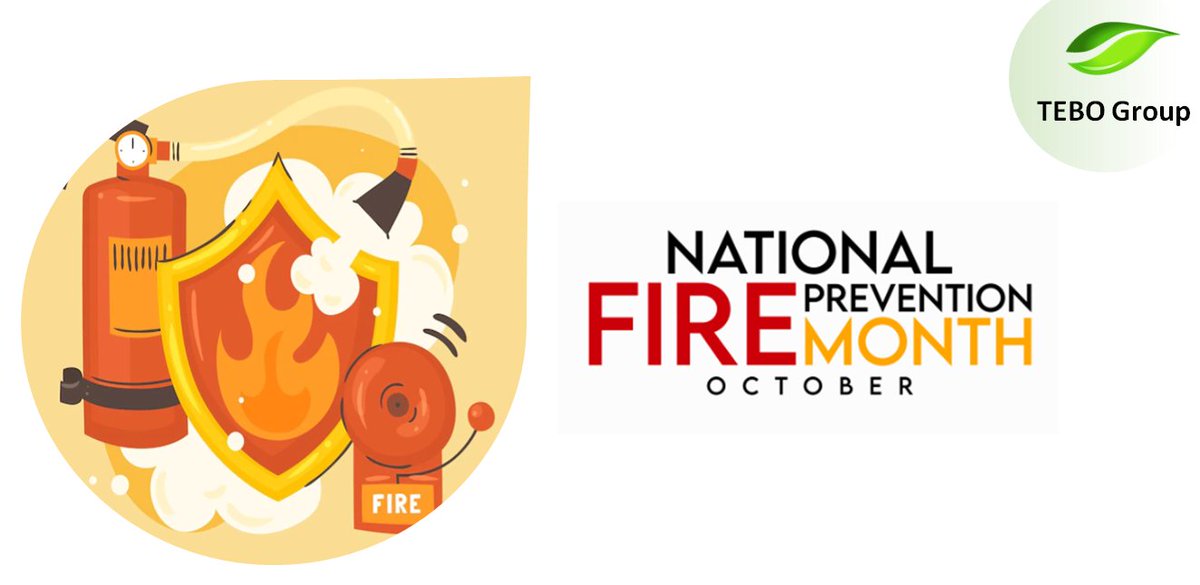 #October is #nationalfirepreventionmonth and that means it’s time for us all to take the precautionary steps to #prevent dangerous and life-threatening fires. Our vision for <a href="/TeboGroup/">TEBO GROUP</a> is to be a “winner through a passion for safety“.
<a href="/NFPA/">NFPA</a>
#nfpa #workplacesafety #firesafety