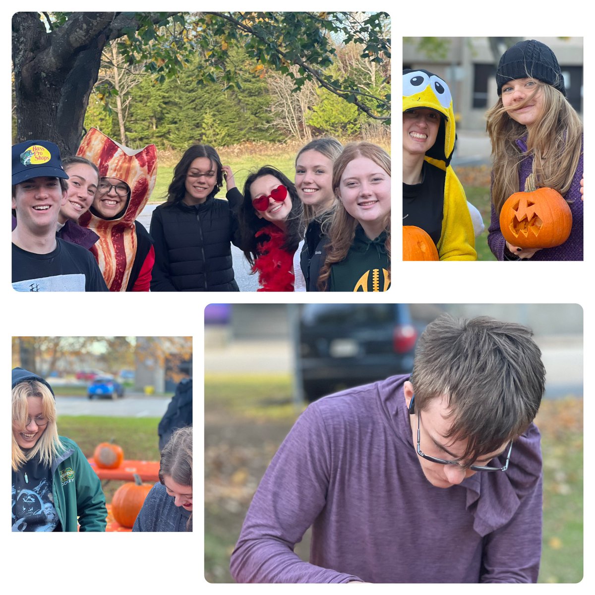 Simonds_HS's tweet photo. Thanks to these amazing volunteer teachers our #Gradclass2023 #pumpkincarving was a huge success! πππ» https://t.co/0qduZjLZJa
