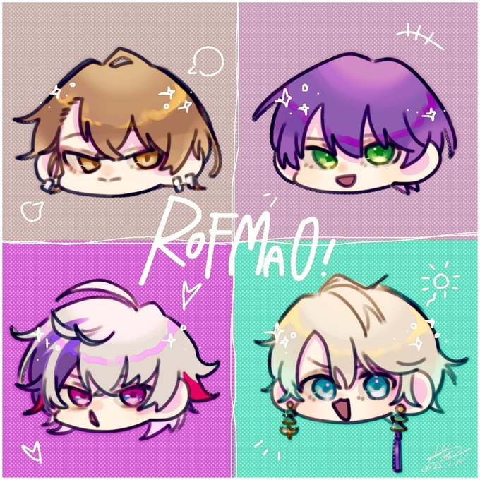 周年絵かけないので過去絵ろふ集めました1周年おめでとう〜!!! 
