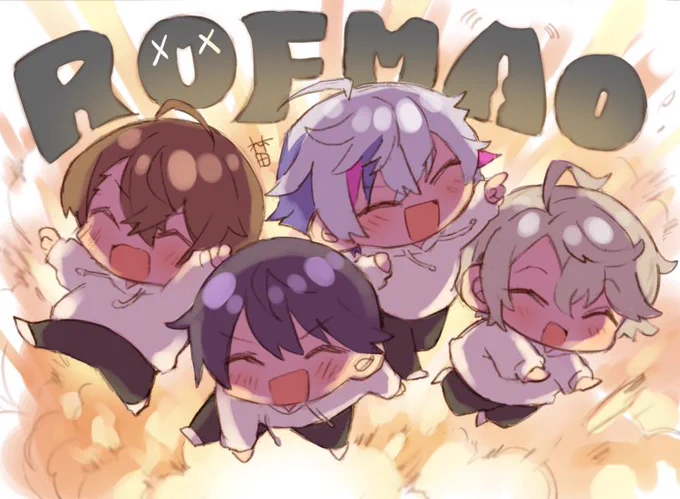 1周年おめでとうございます(再掲) #ろふあーと #ろふまお1周年 