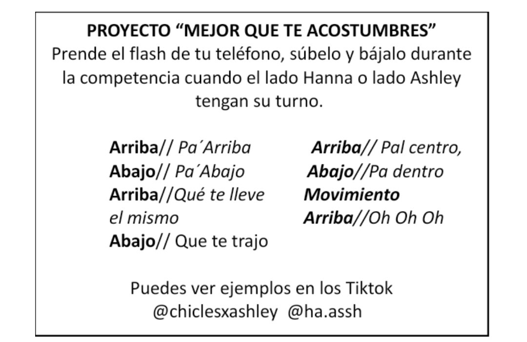 Como bonus ese día: <a href="/ChiclesAshley/">Ana🦉✨</a> , <a href="/hanna_s_cookies/">nad</a> , <a href="/ha_ash_fun/">Santi ᱬ🧡🤠/ #HAASHVILLE 💃🏻💃🏼</a> , <a href="/loe_linares/">𝐋𝐨 ² ⁸</a> , @fertorreess , <a href="/Yasmin060901/">Jenny Adame</a> , etc estaremos repartiendo estos papelitos.
Si algn quiere ayudar a imprimirlos y repartir por su parte o con nosotrxs, les dejo el archivo:
docs.google.com/document/d/1xs…