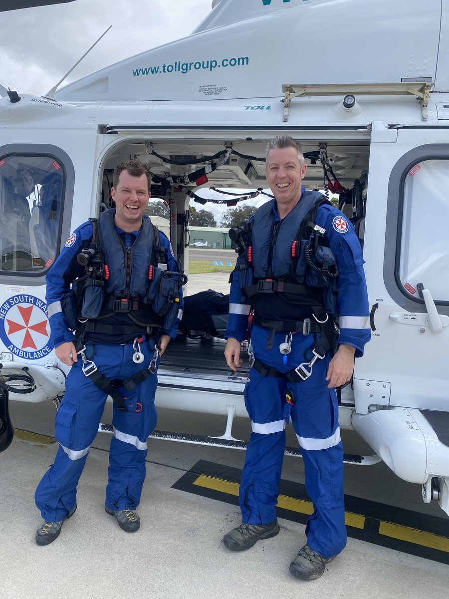 The relationship between the NSW Ambulance Critical Care Paramedic and Doctor onboard is very unique.  The concept of shared leadership is very much at the forefront, no one person in charge and there are different phases where different crew members take the lead.