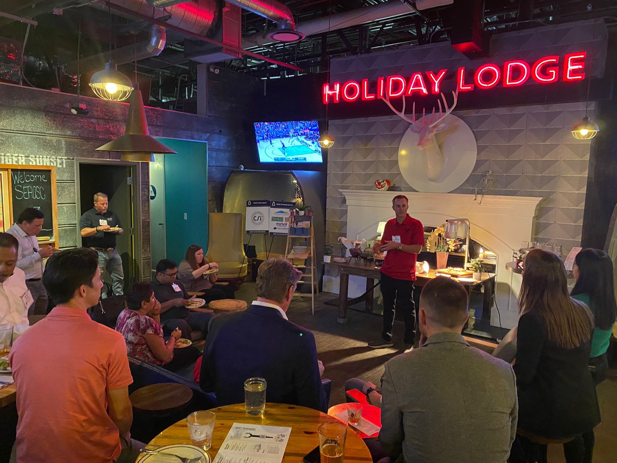 SEAOSC's tweet photo. On Oct 19th, #SEAOSC held a fun gathering with its members from #InlandEmpire! We would like to extend our appreciation to our guest speakers Brian Bogh & Ryan Estopinal and to NUCOR for sponsoring this special event.We look forward to seeing everyone next year at San Luis Obispo https://t.co/iuaNWvzekS