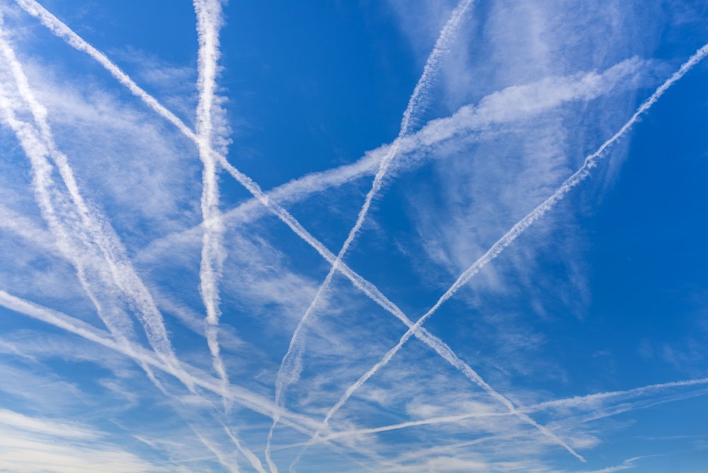 Chemtrails are crazy round here today.