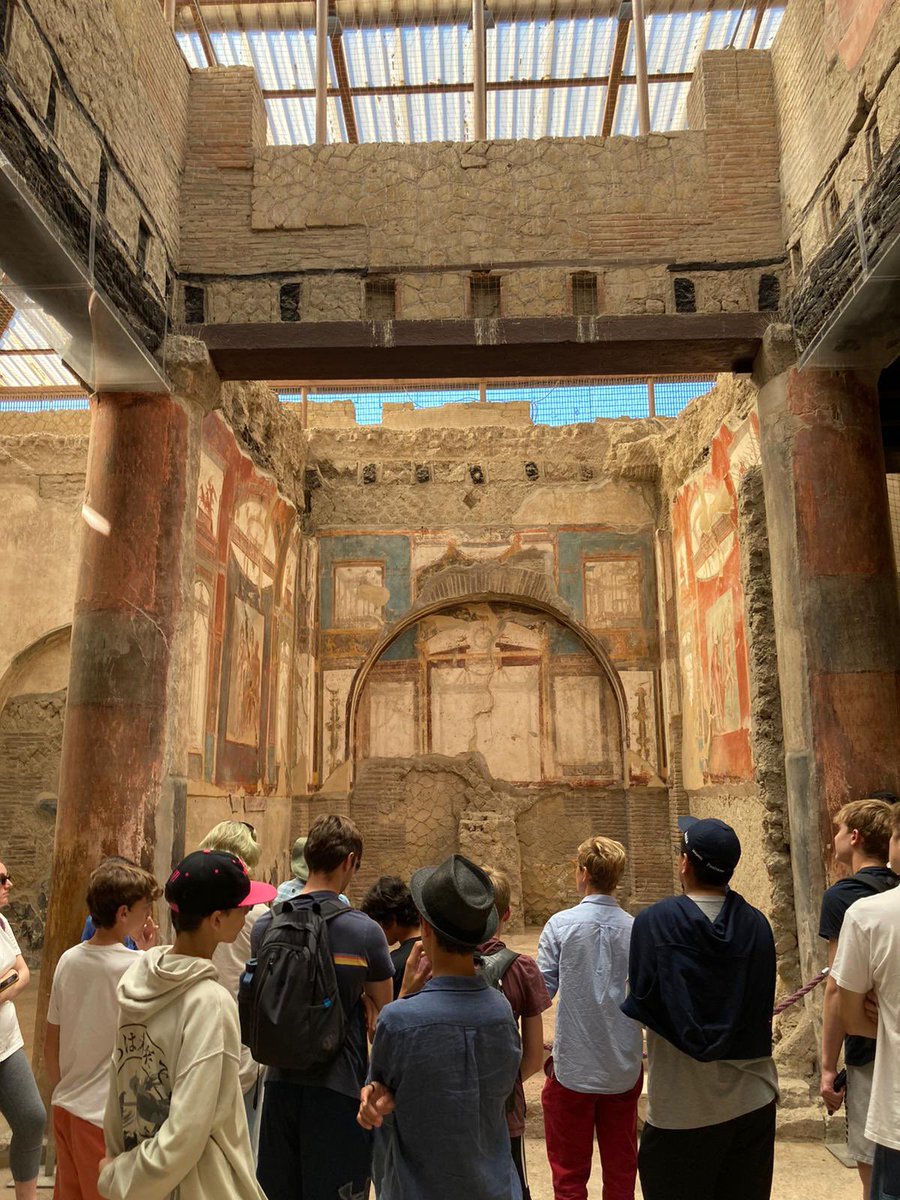 Day 7: Herculaneum, Virtual Reality Museum and home! Another trip complete. Never travelled with such a pleasant, well-behaved group- made for good company. Greece next year!!. <a href="/CharterhouseSch/">Charterhouse School</a>