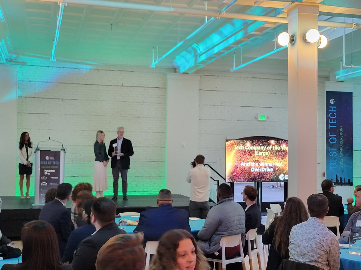 Baiju_R_Shah's tweet photo. 2022 Tech Company of the Year....Overdrive.. another great Cleveland company, innovating and enabling digital libraries.

@OverDriveInc  @GCPartnership https://t.co/7LMfMY0HKG