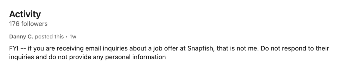 Mauiuy's tweet photo. It's hard enough to look for jobs, but another thing to see scammers in your inbox. I'm already looking for work, which is frustrating as it is. Don't add to my devaluation with your schemes - it ain't easy being rejected by companies, I'm trying live here. https://t.co/749RvBhtMV