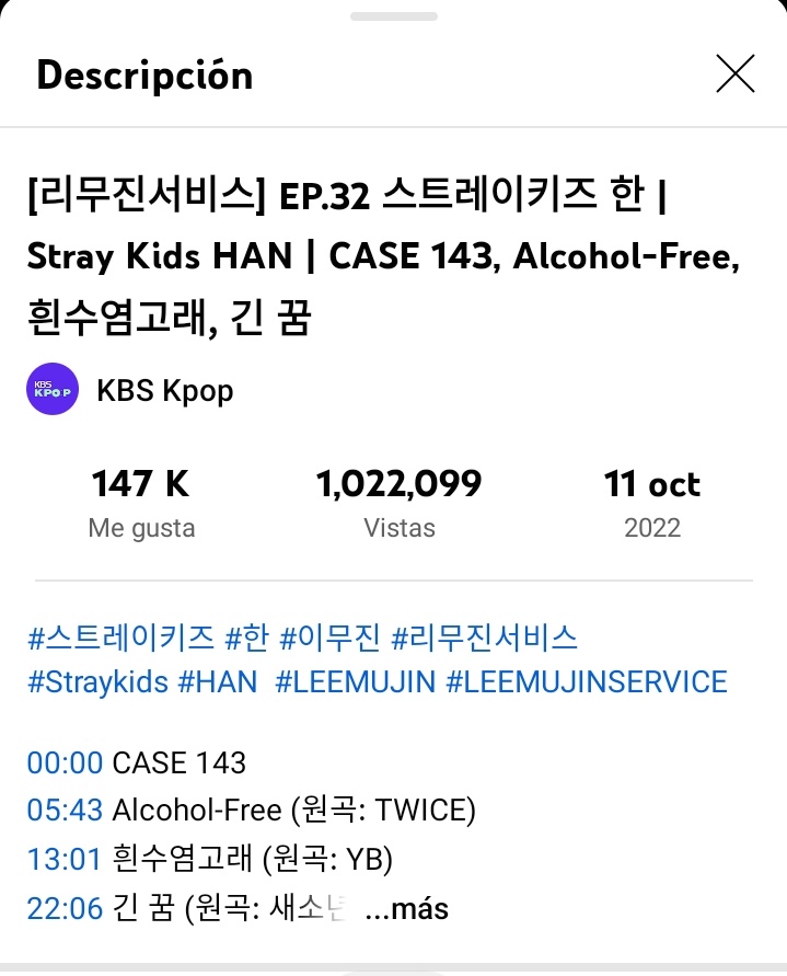 También sigamos apoyando su episodio de LMJS, nuestra próxima meta es alcanzar 2M de views ⬆️

🔗youtu.be/OE9BfiiMSrU

Está bien si lo ven al menos una o dos veces al día mientras hacen stream a las fancams 💓 

스트레이 키즈 한 #한 #HAN #스트레이키즈한 <a href="/Stray_Kids/">Stray Kids</a>