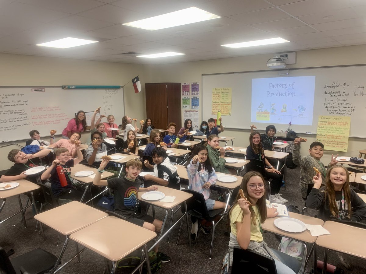 TISDCPJHS's tweet photo. Congratulations to Mrs. Gaecke, Mrs. Thomas and Ms. Burr's  Cougar Den classes for being Top 3 in our Peanut Butter Drive in amount donated!

Hope you enjoyed your pizza parties!

Thank for your the participation!

#DestinationExcellence #successnothingless #knowyourimpact https://t.co/W1BWmjptSA