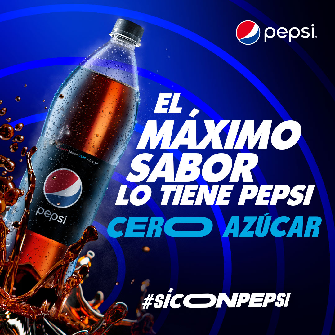 ¡Por fin llegó el máximo sabor que estabas esperando! Atrévete a probar la nueva Pepsi Cero Azúcar. #SíConPepsi