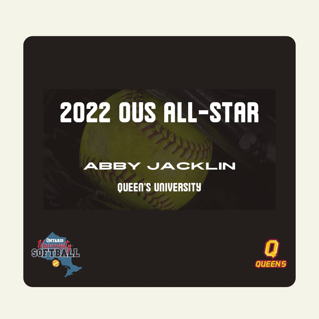 OUS_softball's tweet photo. FROM QUEEN’S UNIVERSITY

Erika Degabriele &amp; Abby Jacklin

@QueensFastpitch @queensgaels 

#OUSallstars https://t.co/A2BGyAXmuy