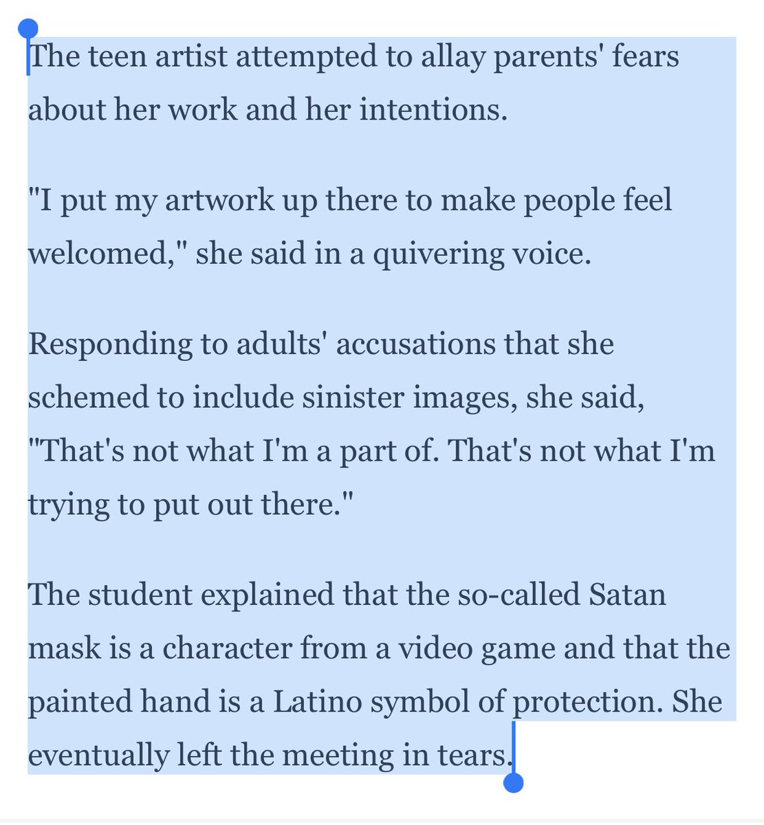 The cruelty towards this teen by the “adults” is so disturbing and horrible.I really can’t understand it.