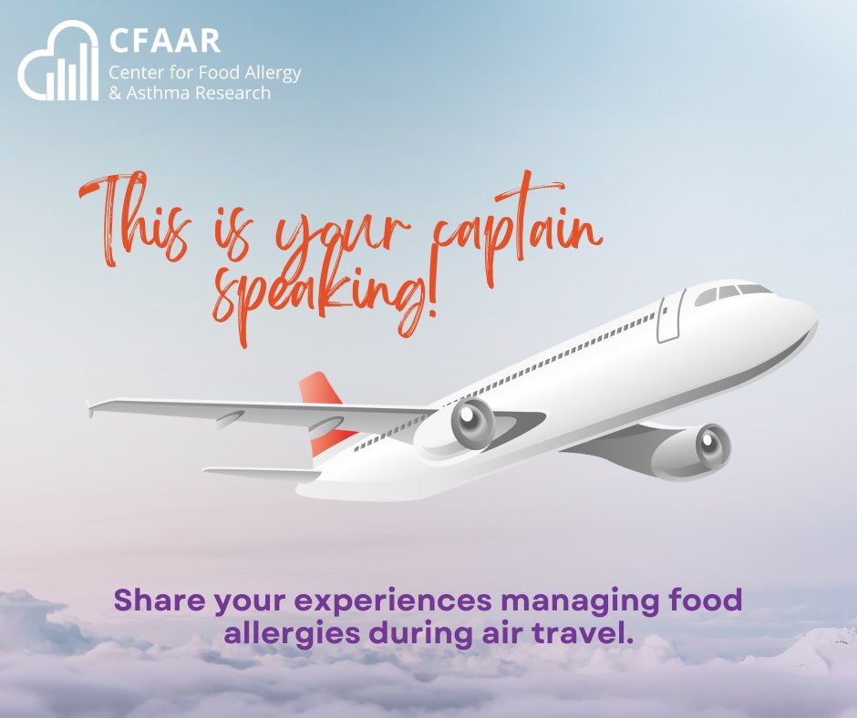 NoNutTraveler's tweet photo. I have been working with @cfaarnu team to create a survey that will gather data that helps policymakers make #airtravel safer for people living with #foodallergies. 
✍️Please take the time to take/share  
https://t.co/wLzOiBvVV6
Not just US #global - everyone can participate https://t.co/62EFTcE2l0