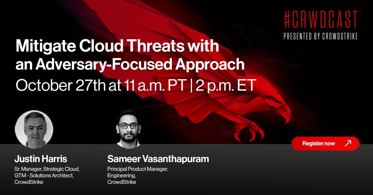 As attackers target the growing amount of critical business data and applications hosted in the cloud, an effective security strategy requires an adversary-focused approach. Learn how to defend your data hosted in AWS in this CrowdCast: crwdstr.ke/6016MiRjy