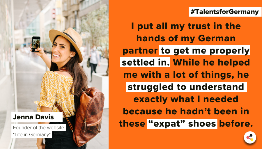 ger_trends's tweet image. 🇨🇦 🧡 A few years ago, Jenna came from Canada to #Germany for love. But at first she didn't find her way around very well... 👇 

💡 That is why she founded platform "Life in Germany". There she gives tips to people who are new to Germany. 

#TalentsforGermany #LifeinGermany