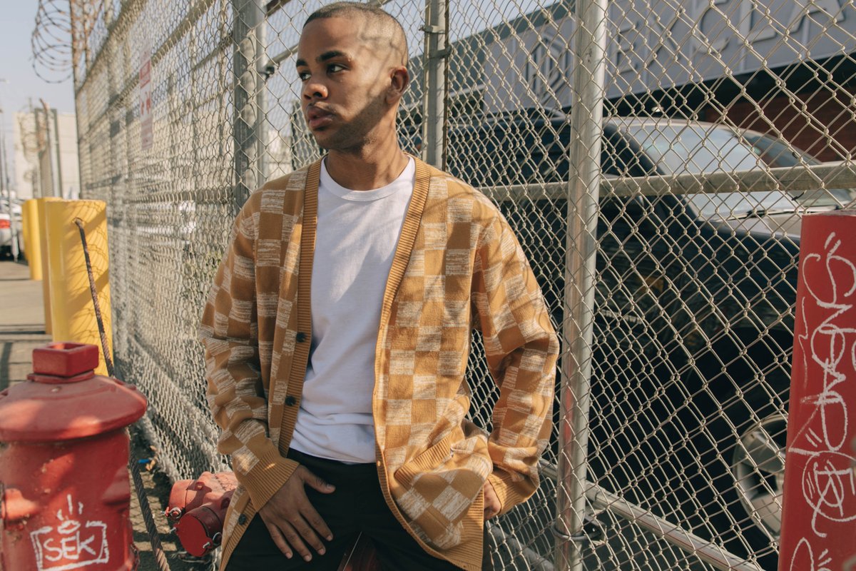 Brighten your day in the Checkerboard Jacquard Cardigan. Available at vans.com