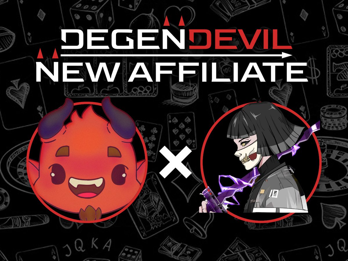Monkai (@monkainft) on Twitter photo New Partnership
<a href="/DegenLabs/">DegenLabs</a>🤝 <a href="/MonkaiNFT/">Monkai</a>
🎲Live Casino
🎲Live Sports 
🎲Over 5,000 Games
🎲Over 200 Providers 
🎲Instant Withdrawals
$10 Deposit Bonus 
CODE: DEVIL10
Play Now:
degendevil.com/?ref=Monkai New Partnership
<a href="/DegenLabs/">DegenLabs</a>🤝 <a href="/MonkaiNFT/">Monkai</a>
🎲Live Casino
🎲Live Sports 
🎲Over 5,000 Games
🎲Over 200 Providers 
🎲Instant Withdrawals
$10 Deposit Bonus 
CODE: DEVIL10
Play Now:
degendevil.com/?ref=Monkai