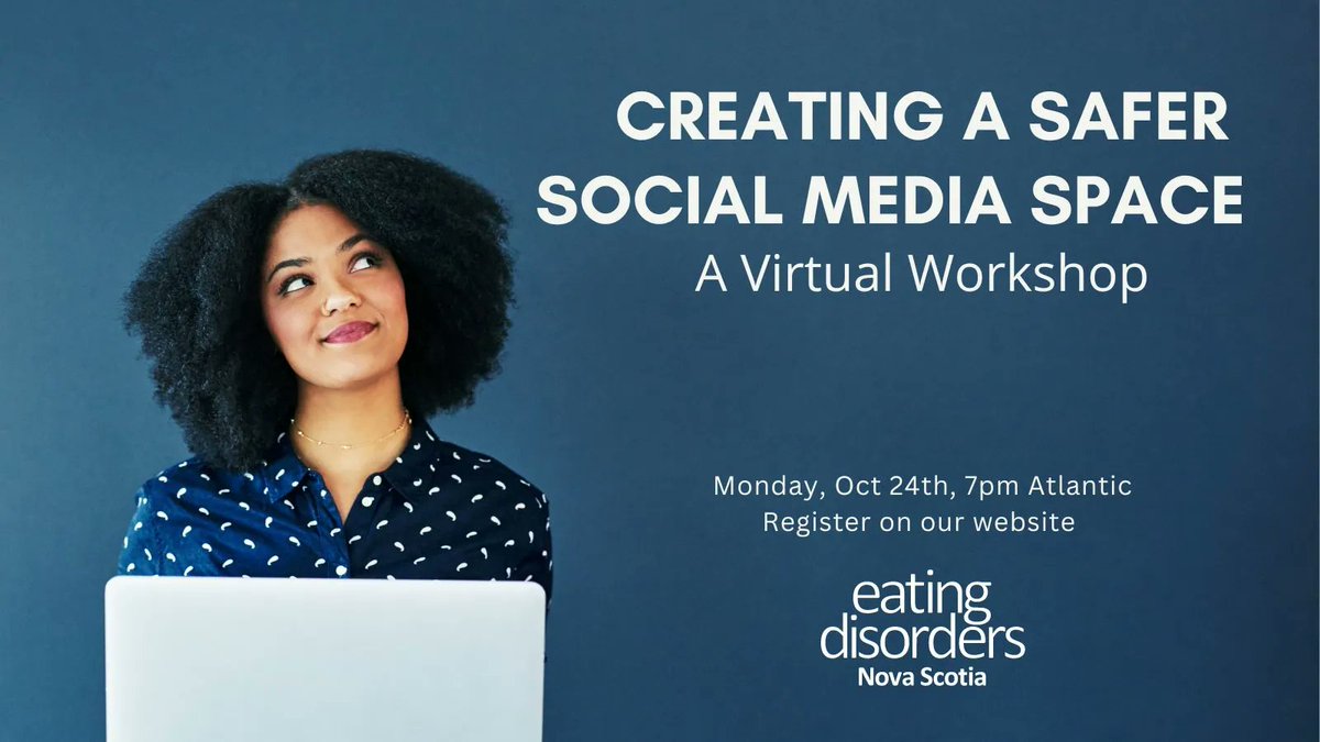 Do you feel like your habits around social media, screen time or Doom scrolling have intensified since the pandemic? 📱
Join us on Monday October 24th for our "Creating a Safer Social Media Space" online workshop. Sign up on our website. Open to all Canadians. 
#safesocialmedia