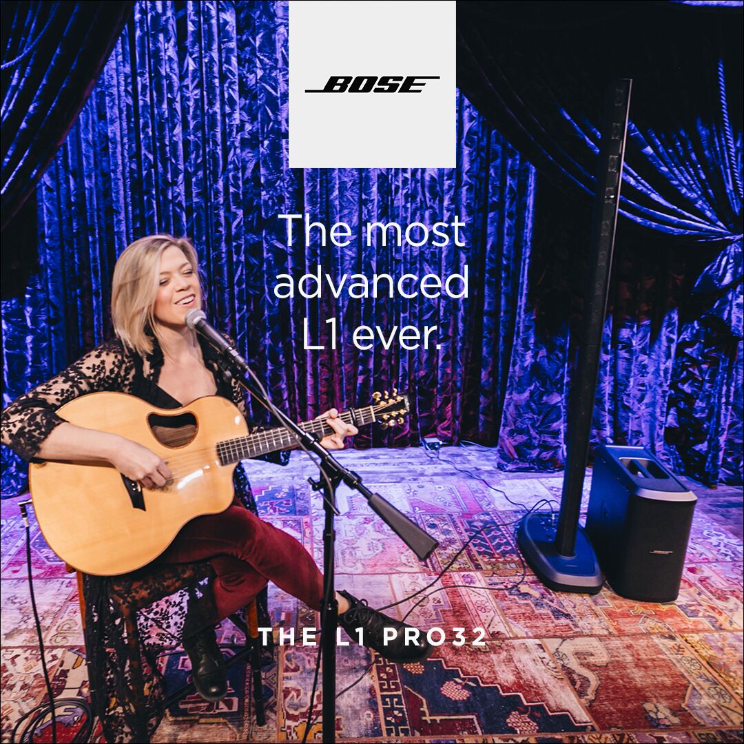 AmericanMusical's tweet photo. The @Bose L1 Pro32 combined with the Bose Sub1 subwoofer, features a high-excursion RaceTrack driver. Sub1 is a more compact, portable option. The slim design means you get the full impact of a conventional subwoofer without the cumbersome size. #Bose #L1Pro32 #livesound #AMS https://t.co/PDgLdDDcrN