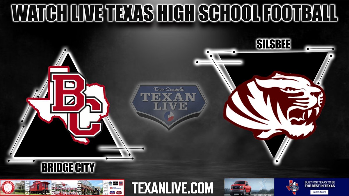 Dave Campbell’s Texan Live - Texanlive.com (@texan_live) on Twitter photo WATCH THIS GAME LIVE
Bridge City vs Silsbee
Friday 10/28/2022
Coverage begins at 7:30PM
For the Live Link click here: bit.ly/3s1ViFz
<a href="/BCCardFootball/">Bridge City Football</a> <a href="/SHS_TigerNation/">Silsbee Tiger Nation</a> <a href="/SilsbeeTigersFB/">Silsbee Tigers Football</a> <a href="/dctf/">Dave Campbell's — TexasFootball.com</a> WATCH THIS GAME LIVE
Bridge City vs Silsbee
Friday 10/28/2022
Coverage begins at 7:30PM
For the Live Link click here: bit.ly/3s1ViFz
<a href="/BCCardFootball/">Bridge City Football</a> <a href="/SHS_TigerNation/">Silsbee Tiger Nation</a> <a href="/SilsbeeTigersFB/">Silsbee Tigers Football</a> <a href="/dctf/">Dave Campbell's — TexasFootball.com</a>