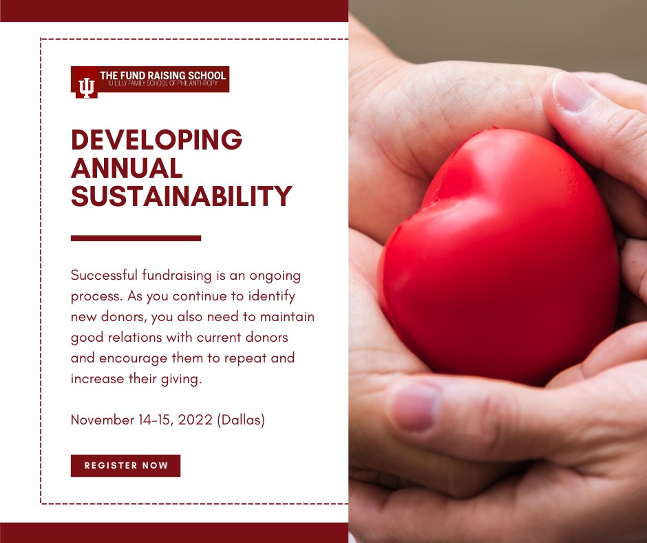 TFRSFundraising's tweet photo. Learn and strengthen the fundraising skills that can sustain your organization including direct mail, online giving, major gifts, and special events. Register here: https://t.co/sLa6ca0TQi https://t.co/aFoq0r0XFU