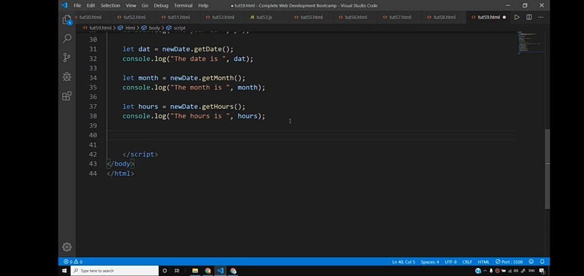 AshimDevnath4's tweet photo. Ending the day with date function in #javascript
And applying some of the function in my project
Ending of day is not so good but it is better to do something then doing nothing ☺️
#CodeLife
#codeworld https://t.co/21tytGHZS6