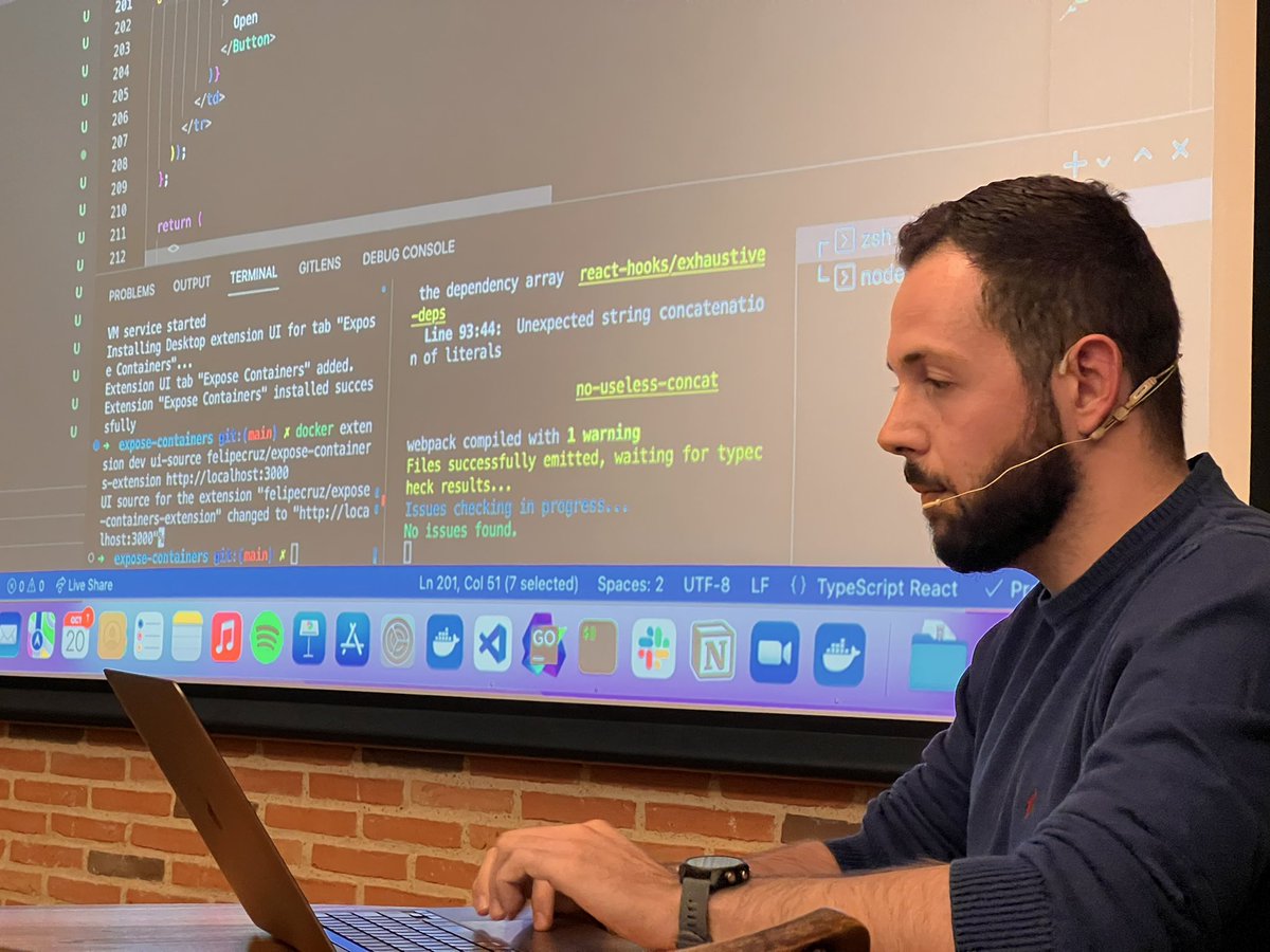 Docker Madrid tweet media