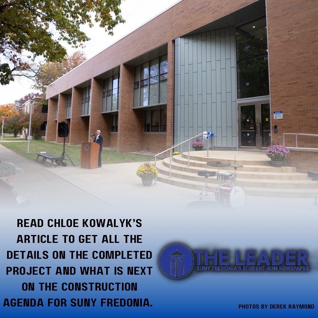 LeaderFredonia's tweet photo. Houghton Hall has officially reopened!

Click the link below to find out more regarding the completion of the latest construction project on campus. 

Article written by Chloe Kowalyk.

https://t.co/i2fAWgCGDo https://t.co/iShYAMa0oj