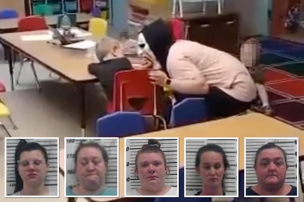 nypost's tweet photo. Ex-daycare workers charged after children scared with 'Scream' mask https://t.co/IFCeyStMIm https://t.co/0aYZaxB7qZ