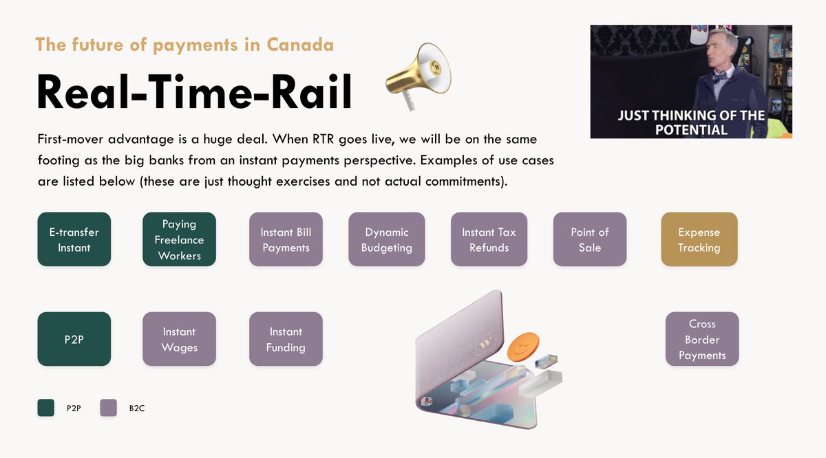 I got some questions "what does this mean to me as a client?" after our last announcement about being the first non-bank to be approved to have a direct settlement account. Here is a summary of some potential client use cases it can enable with the launch of real-time-rails.