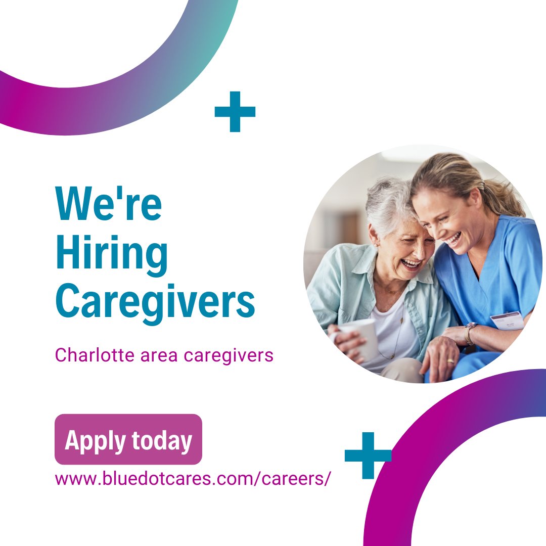 #Caregivers in the Charlotte area, we want you! 💪 If you’re interested in learning more, visit our website and apply online! bit.ly/3vJppnL #seniorcitizens #hiringcaregivers #caregiverlife