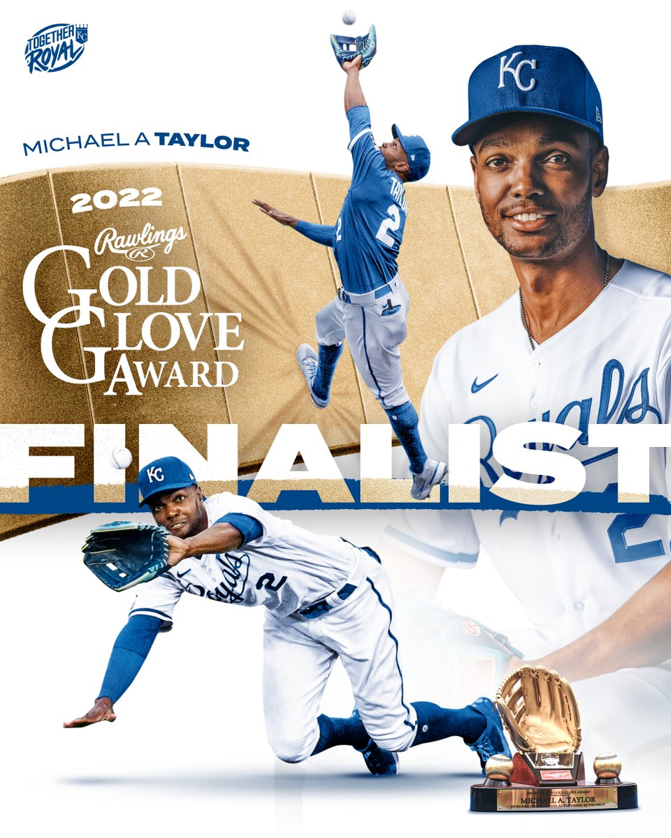 Back for more. Michael A. Taylor has been named a Rawlings Gold Glove Award Finalist for a second consecutive year!