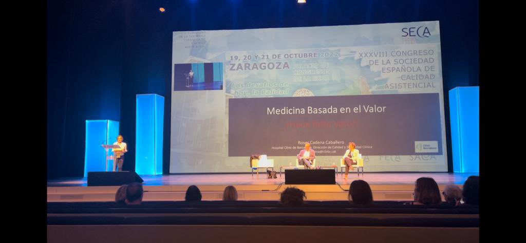 Rcadena57's tweet photo. Medicina Basada en Valor: ya es una realidad en Clínic Barcelona. #SECA2022 #CalidadAsistencial #Mejoracontinua #HospitalClinic https://t.co/SQUhiQ2zh3