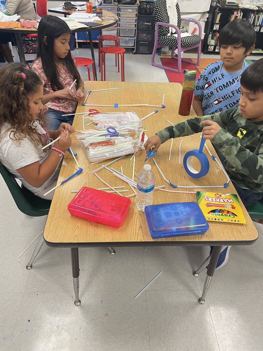 Today we read the book Iggy Peck, Architect. Students were inspired to build structures with only straws and tape. They had a great time creating their structure. <a href="/PatlanES/">Patlan Elementary</a> <a href="/SeguinISD/">Seguin ISD</a> <a href="/MsAlvear/">Iliana Alvear</a> <a href="/cguadarrama5/">cguadarrama</a>