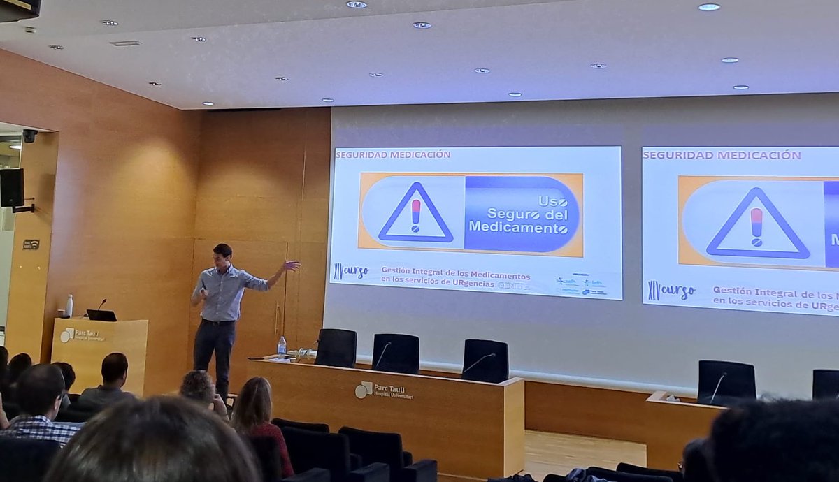 Como mejoramos la seguridad con el uso de los medicamentos 💊💉 desde el primer día que los FH pisamos urgencias? 🧐 
Nuestro compañero <a href="/jmrodcam/">Juanma Rodríguez</a> lo cuenta en #XIVGIMUR <a href="/red_faster/">RedFastER</a>