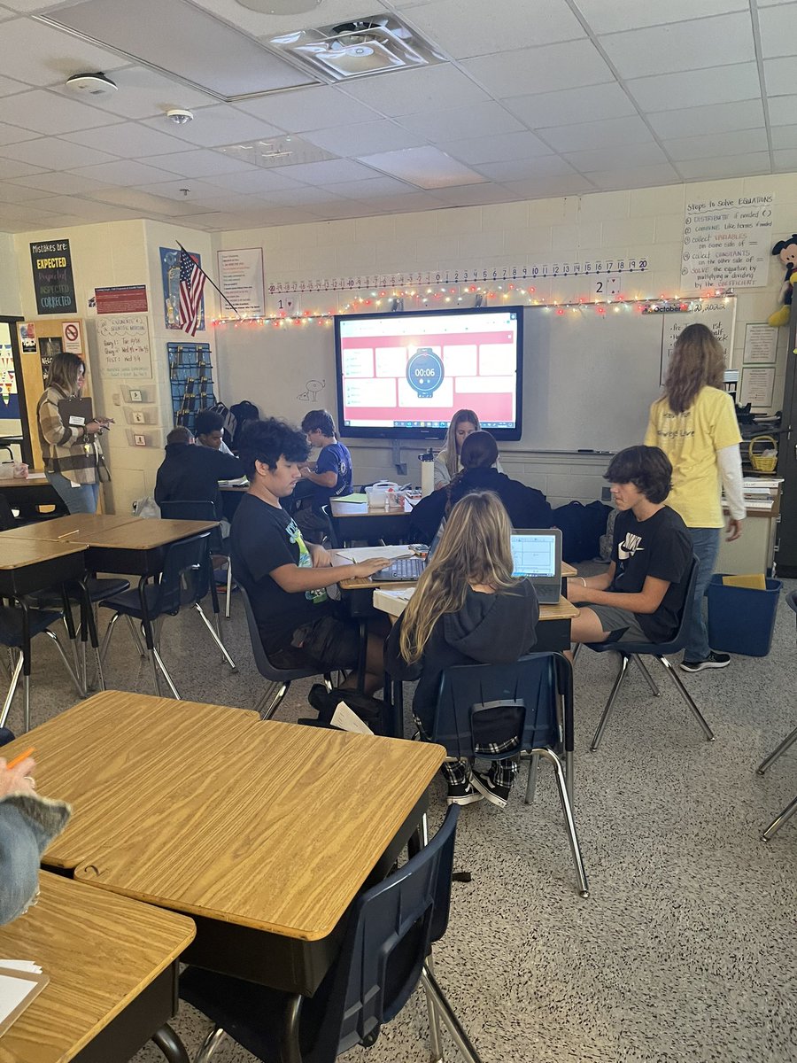 DrHeadMath's tweet image. Math Workshop  at Freedom Middle!! Students engaged and THINKING!  So many great things going on in these amazing classrooms!! @CherokeeSchools  @DrKABryant @DrMikeManzella @FMSPatriots