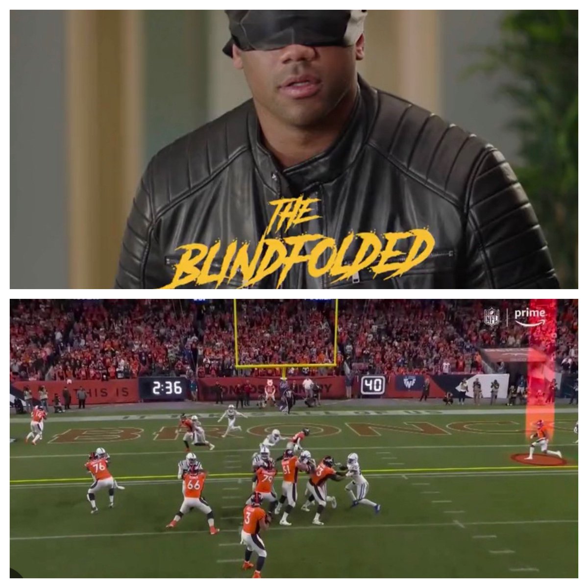 Gregobomb's tweet photo. It all makes sense now. #RussWilson #BroncosCountry #LetsRide #Subway #Dangerwich #LetRussCook https://t.co/FvoET129UL