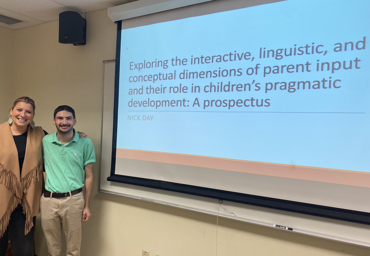 LENDlab's tweet photo. Our MA SLP student, Nick Day, successfully defended his thesis prospectus today! We are so excited to see him pursue this line of research. https://t.co/2C58L5Hig6