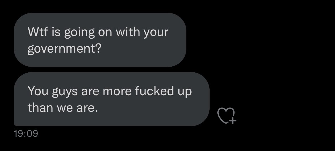 And the American has joined the room 🤣