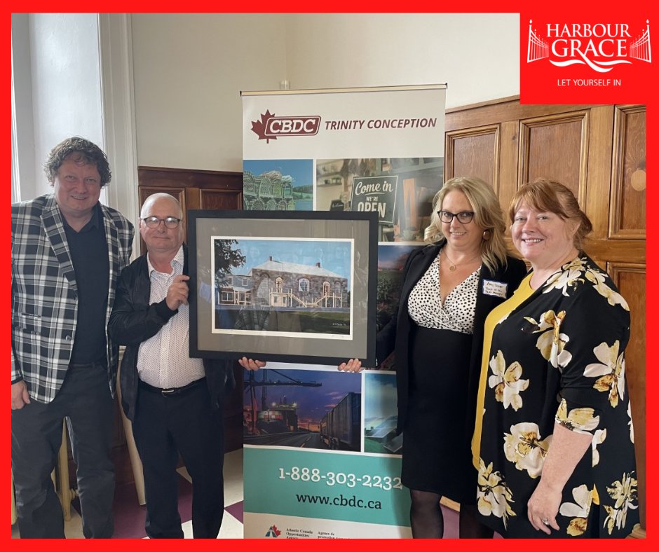 townofhrgrace's tweet photo. ...about your businesses & our region. Special thanks to the staff at the Old Courthouse for helping us host such a successful event.
https://t.co/LaeCznDd7k
#hrgrace #harbourgrace #letyourselfin @CBDCTC @ACOACanada @StJohnsStout @brendaoreilly @Yellowbellybrew @bdc_ca
(3/3) https://t.co/Fii1ykUBOi